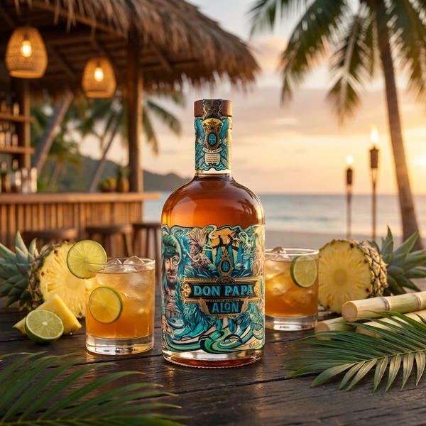 Don Papa Alon Rum 70 cl DP04 by Don Papa color Svart