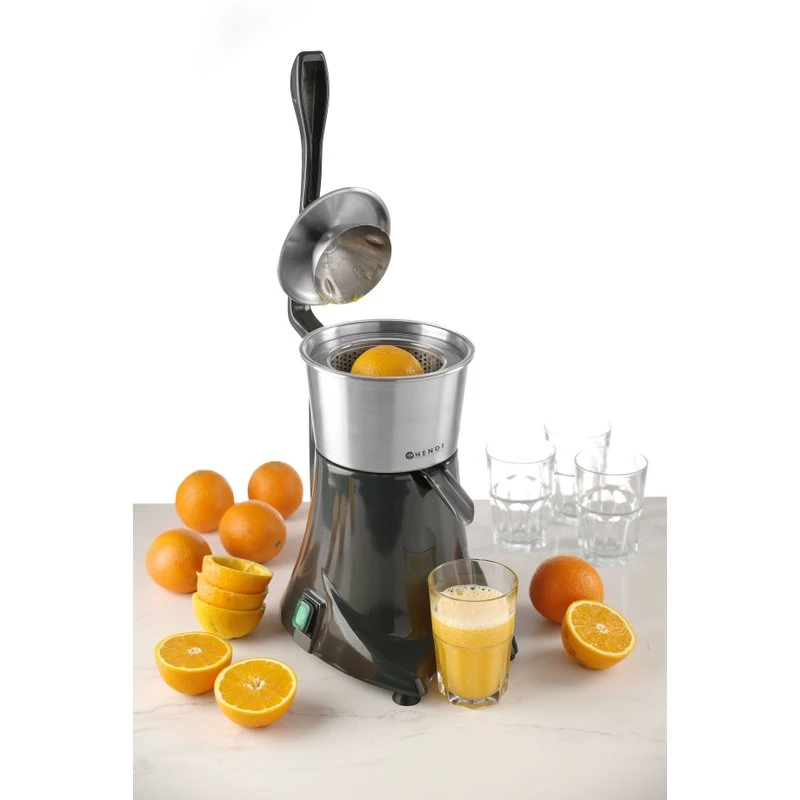 Halbautomatische Zitruspresse 230W 221099 by Hendi color Svart
