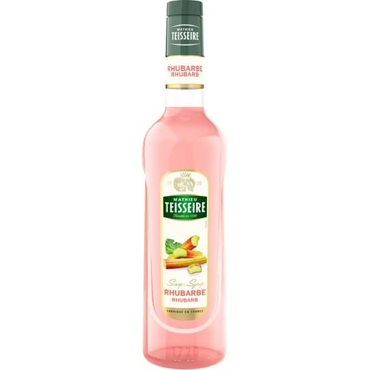 Mathieu Teisseire Sirup Rhabarber / Rhabarber FL 70 61253 by MATHIEUTEI color Svart