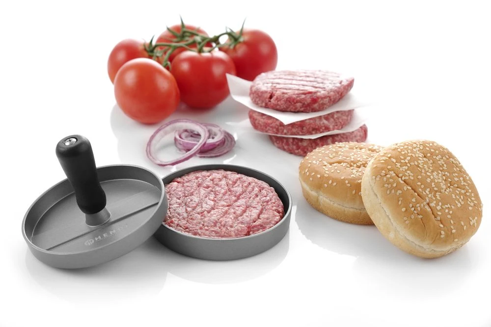 Burgerpresse Antihaftbeschichtet 513026 by Hendi color Svart