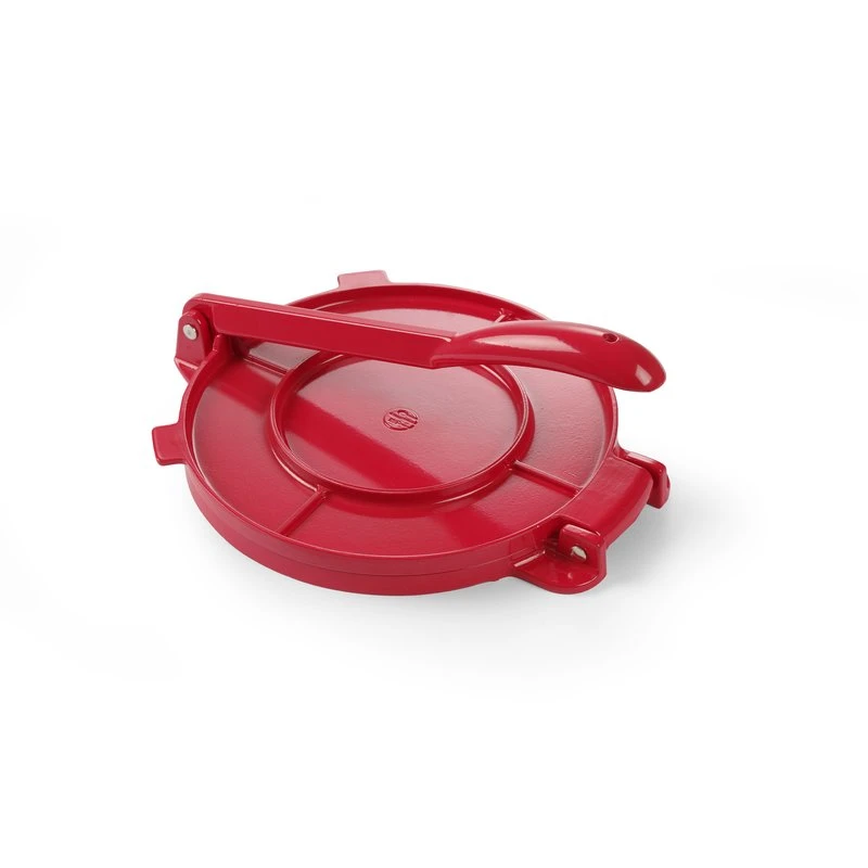 Tortillapresse Ø20 cm aus rotem Aluminium 513033 by Hendi color Svart