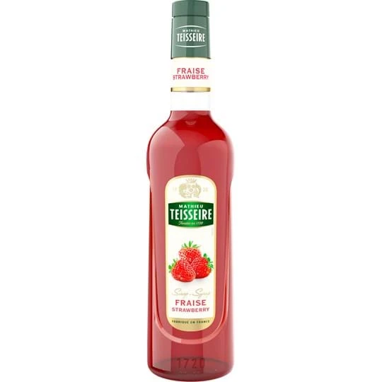 Mathieu Teisseire Sirup Erdbeere / Jordbær FL 70 61247 by MATHIEUTEI color Svart