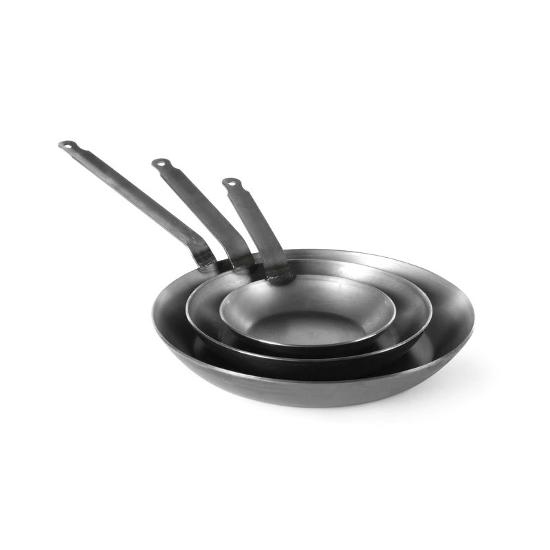 Hendi Carbonstahl Bratpfanne 28 cm 628614 by Hendi color Svart