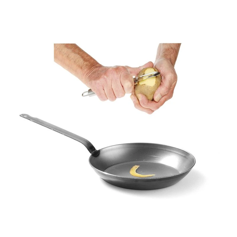 Hendi Carbonstahl-Bratpfanne 24 cm 628638 by Hendi color Svart