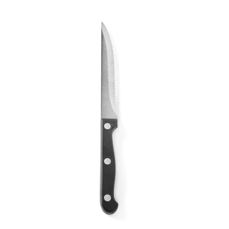 Steakmesser 6er-Set mit Wellenschliff 781449 by Hendi color Svart