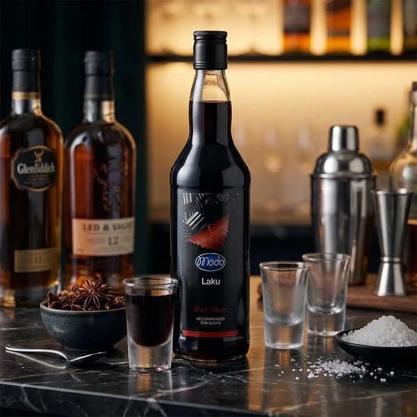 Modo Lakritz Sirup 75 cl PET 61264 by MODO color Svart