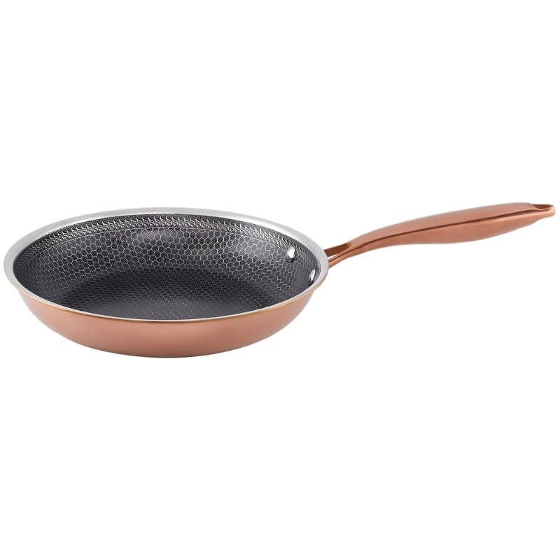 Hâws Santo Bratpfanne 24 cm mit Hybridbeschichtung – Rose Gold 30-HSHFPRG24 by Hâws Santo color Rose Gull