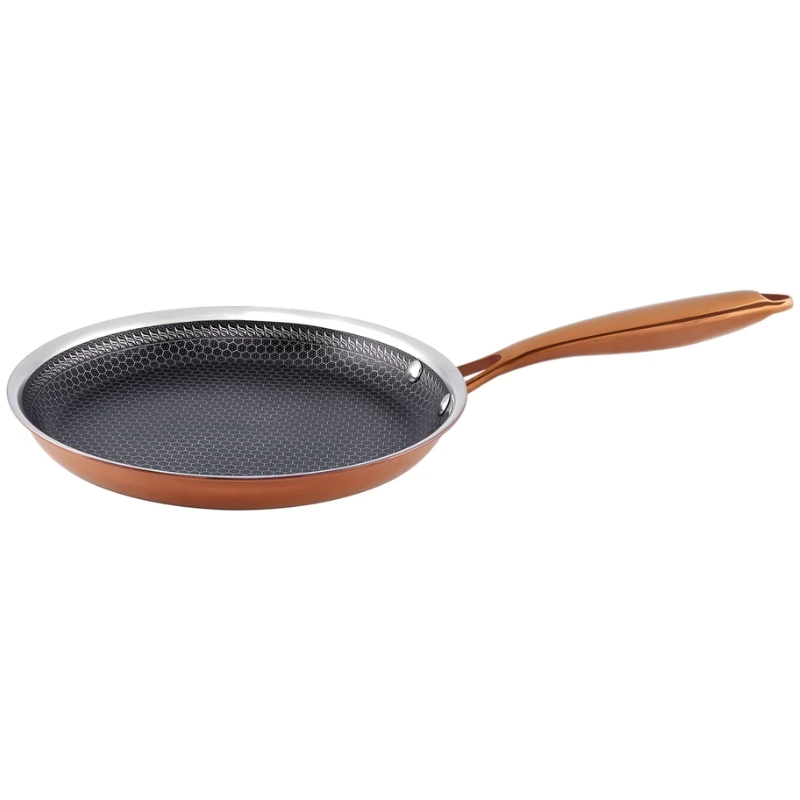 Hâws Santo Pfannkuchenpfanne 24 cm mit Hybridbeschichtung – Rose Gold 30-HSHPPRG24 by Hâws Santo color Rose Gull