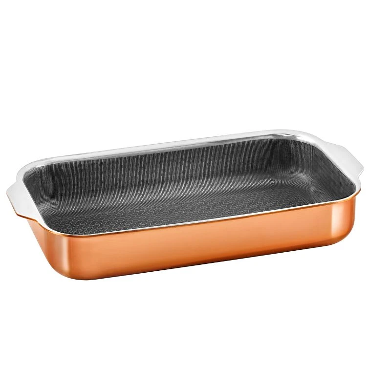 Hâws Santo Bräter 30x16 cm mit 2 mm Hybridbeschichtung – Rose Gold 30-HSHRRG18 by Hâws Santo color Rose Gull