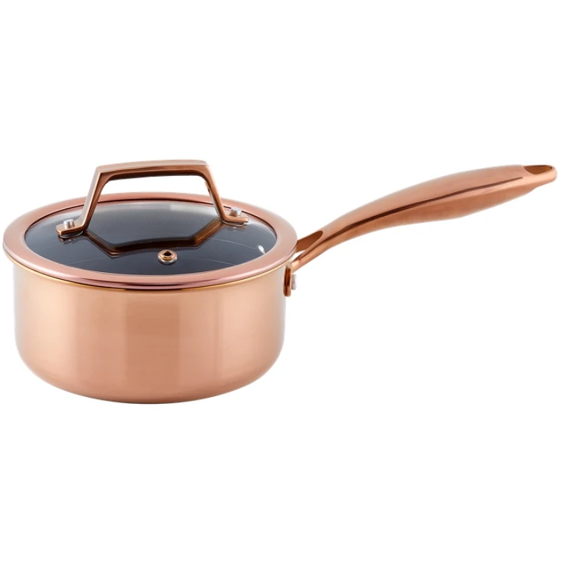 Hâws Santo Stieltopf 1,5 L mit Deckel und Hybridbeschichtung – Rose Gold 30-HSHSPRG16 by Hâws Santo color Rose Gull