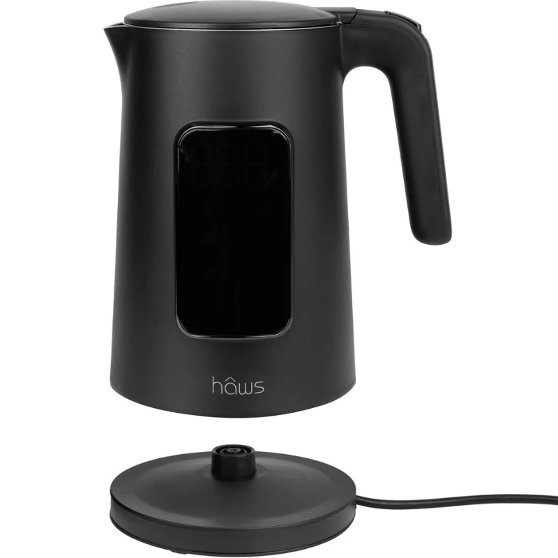 Hâws Digitaler Wasserkocher mit 5 Temperaturstufen 2200W 30-WKL29 by Hâws color Svart