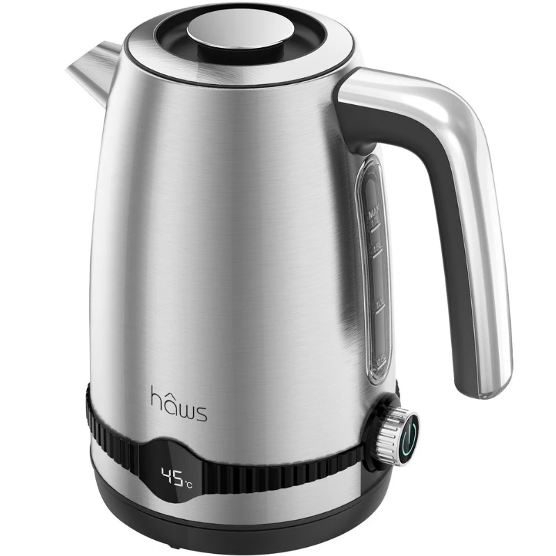Hâws Wasserkocher mit 5 Temperaturstufen 2200W 30-WKSS28 by Hâws color Svart
