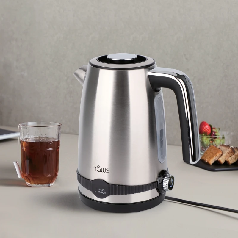 Hâws Wasserkocher mit 5 Temperaturstufen 2200W 30-WKSS28 by Hâws color Svart