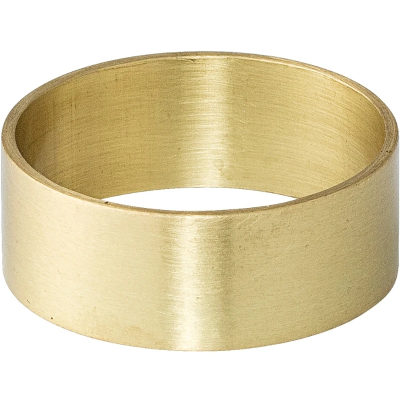 Laurie Serviettenringe, Gold, Messing, 4er-Set 48009130 by Bloomingville color Svart