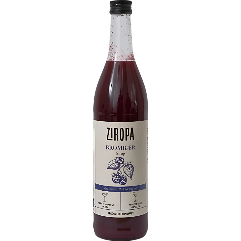 Ziropa Dänischer Brombeersirup 70 cl 61456 by Ziropa color Svart