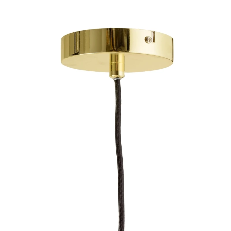Gullak Pendelleuchte, Gold, Metall 68801022 by Bloomingville color Svart