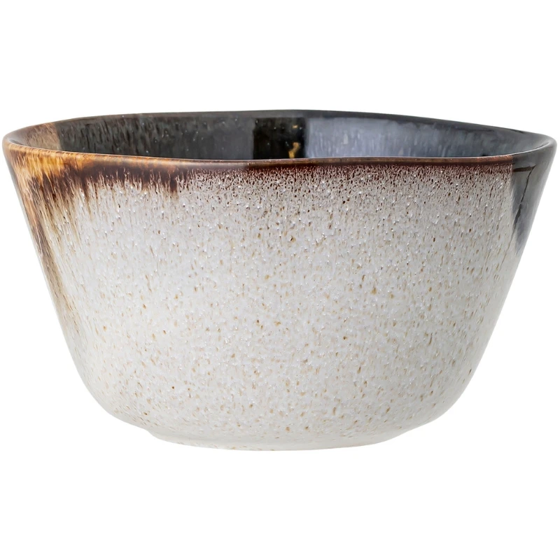 Jules Schale, Grau, Steingut 82046909 by Bloomingville color Svart