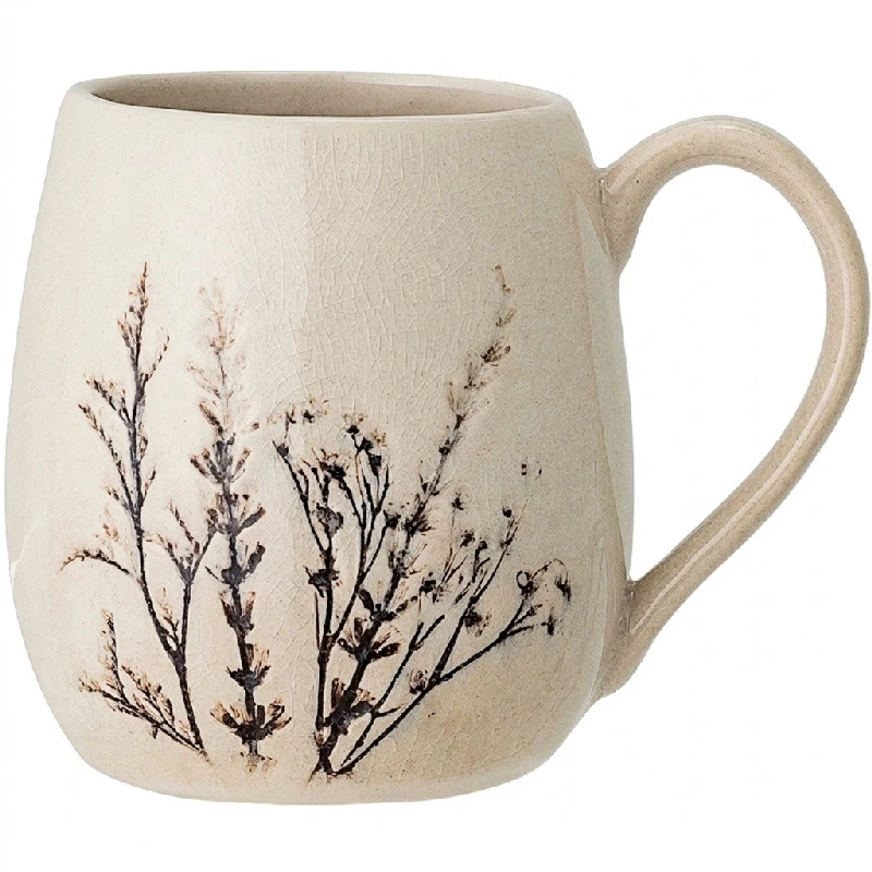 Bea Becher, Natur, Steingut 82047396 by Bloomingville color Svart