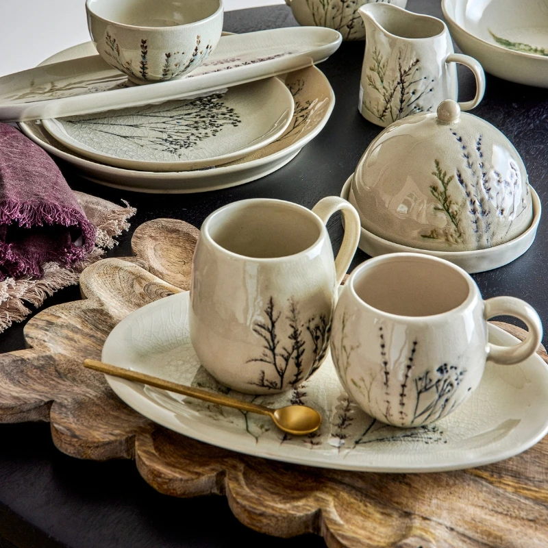 Bea Becher, Natur, Steingut 82047396 by Bloomingville color Svart