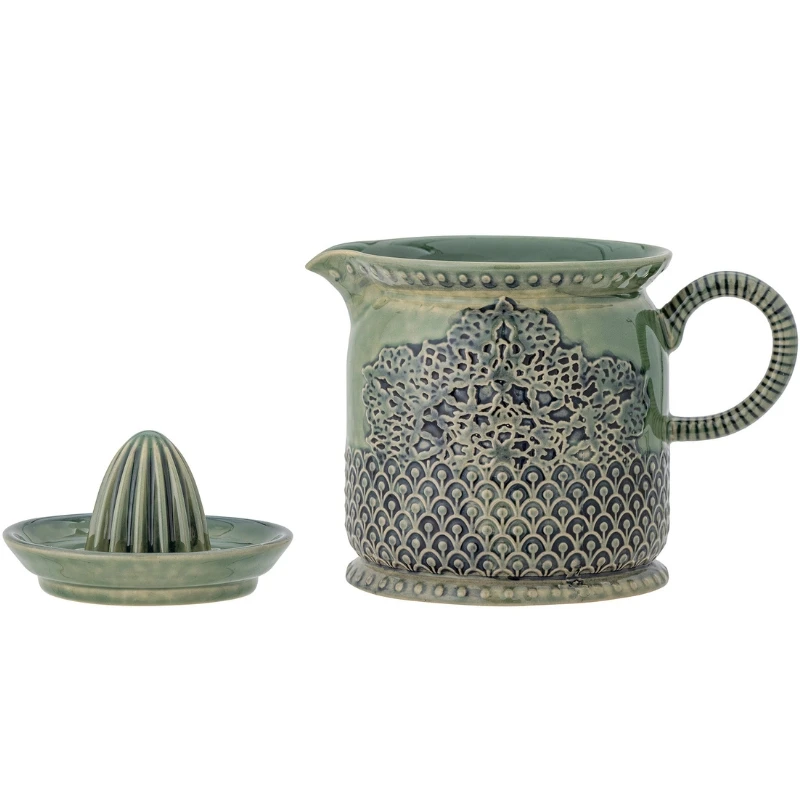 Liselu Zitruspresse, Grün, Steingut 82057454 by Bloomingville color Svart