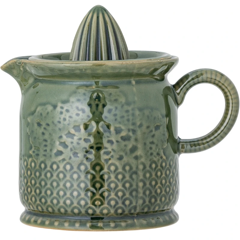 Liselu Zitruspresse, Grün, Steingut 82057454 by Bloomingville color Svart