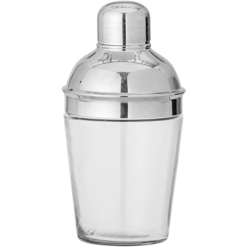Cocktail-Shaker, Silber, Recyceltes Glas 82057729 by Bloomingville color Svart