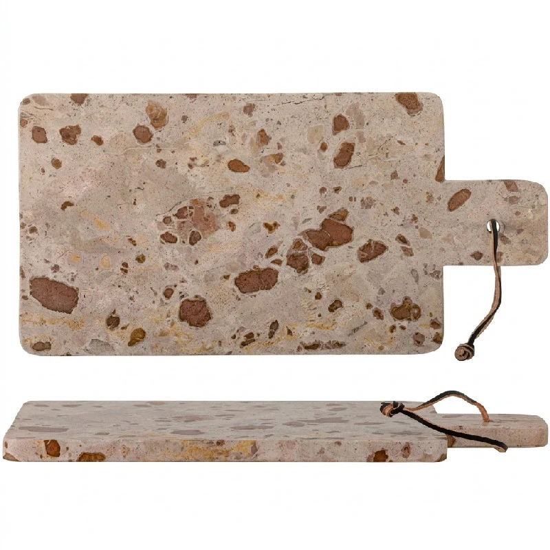 Nukaka Schneidebrett, Braun, Marmor 82059541 by Bloomingville color Svart