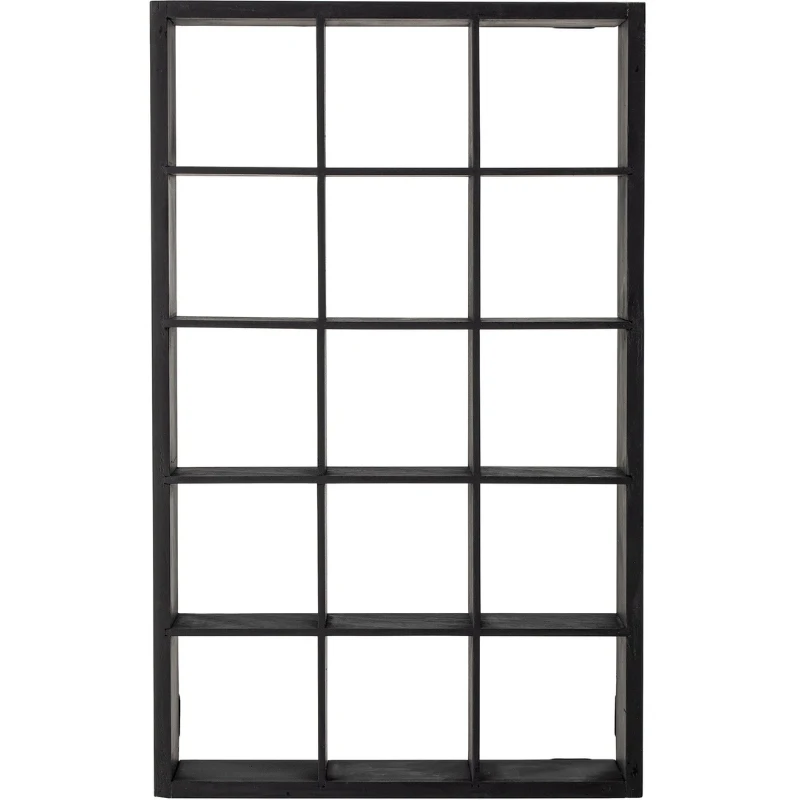 Olinn Wandregal, Schwarz, Kiefer 82059665 by Bloomingville color Svart