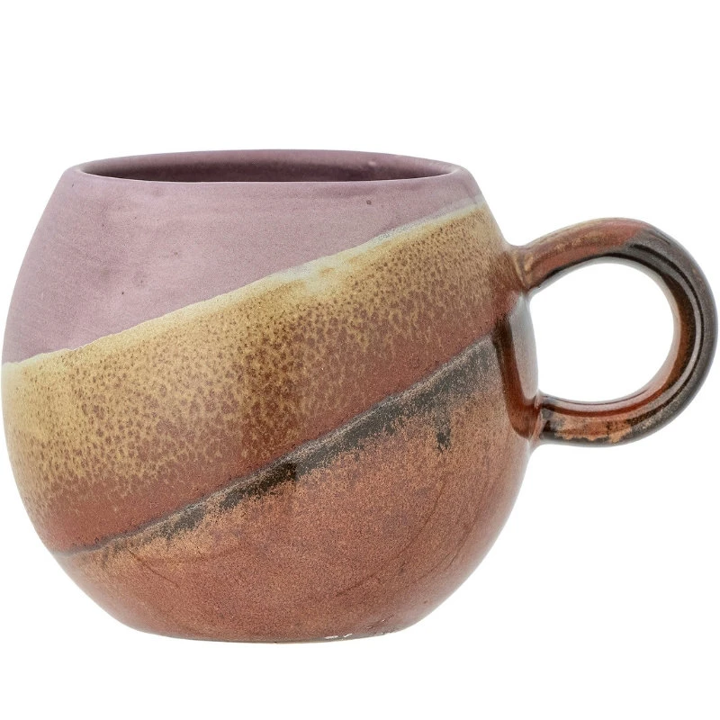 Paula Tasse, Lila, Steingut 82060475 by Bloomingville color Svart