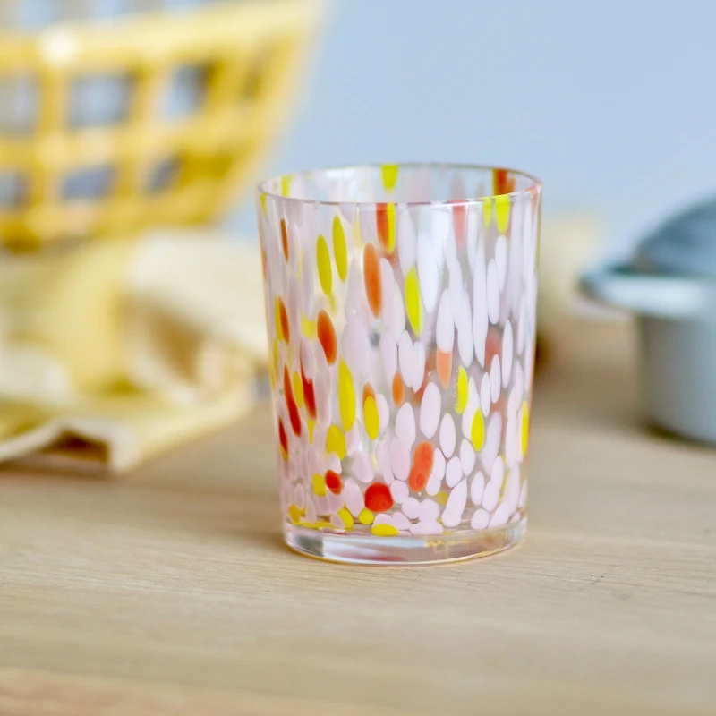 Lilya Trinkglas, Rosa, Glas 82060870 by Bloomingville color Svart