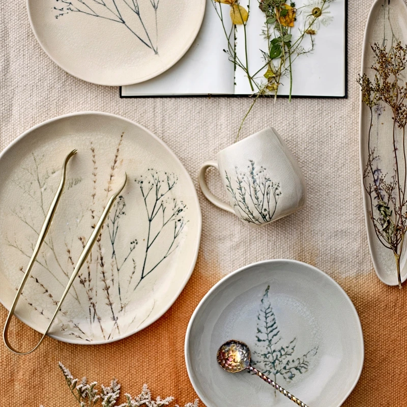 Bea Becher, 6er-Set, Natur, Steingut 82061547 by Bloomingville color Svart