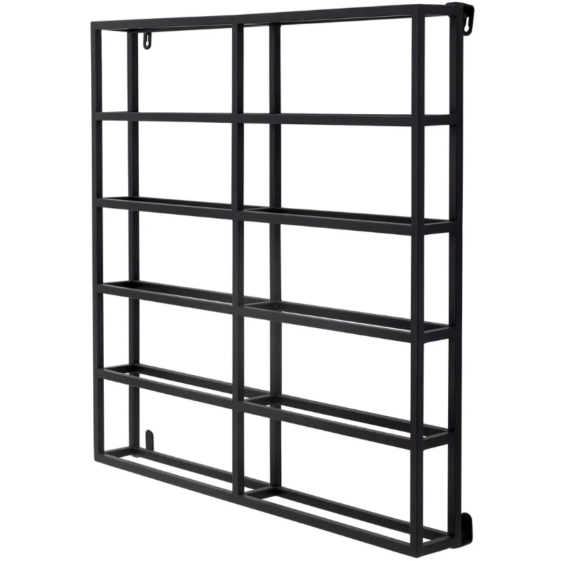 Magne Weinregal aus schwarzem Metall 82064787 by Bloomingville color Svart