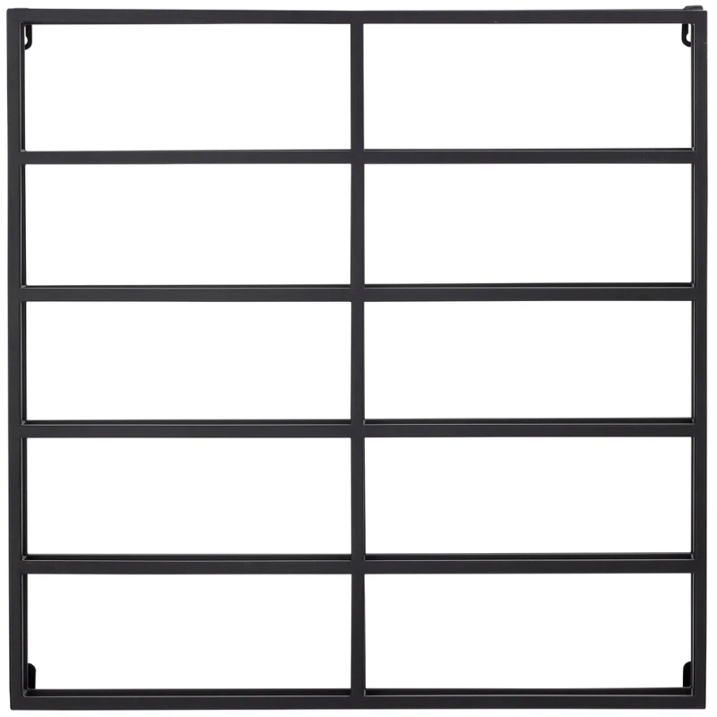 Magne Weinregal aus schwarzem Metall 82064787 by Bloomingville color Svart