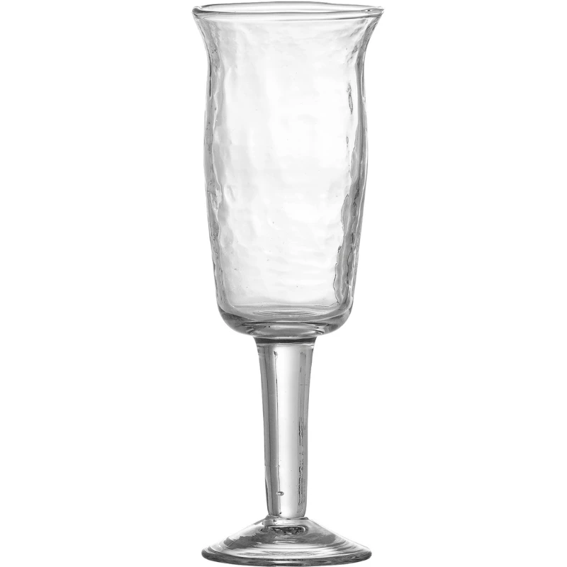 Asha Weinglas, Klar, Recyceltes Glas, 4er-Set 82068388 by Bloomingville color Svart