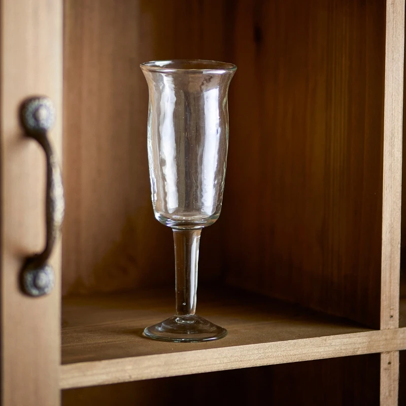 Asha Weinglas, Klar, Recyceltes Glas, 4er-Set 82068388 by Bloomingville color Svart