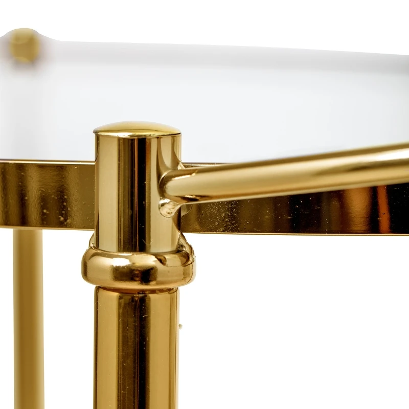 Fine Barwagen, Gold, Glas 89164067 by Bloomingville color Svart
