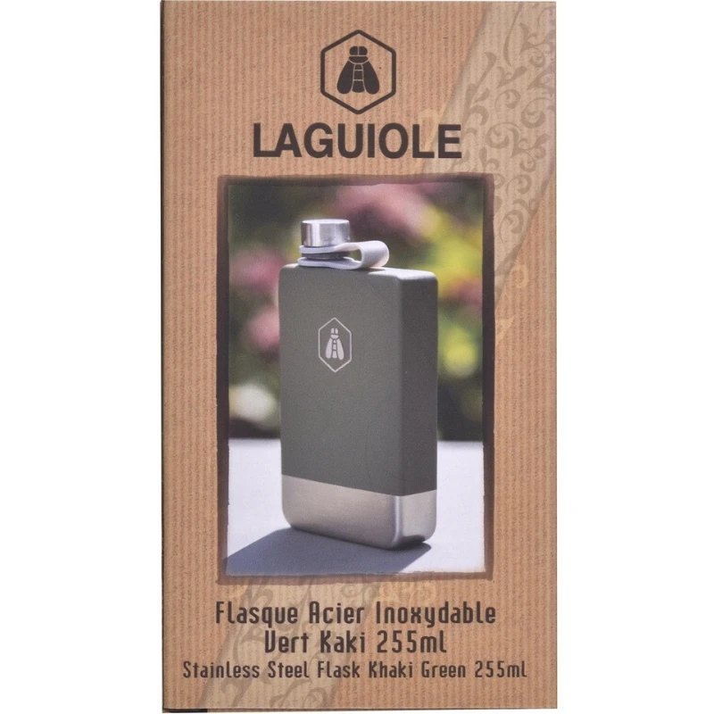 LAGUIOLE Flachmann Grün 40269090 by Laguiole color Svart