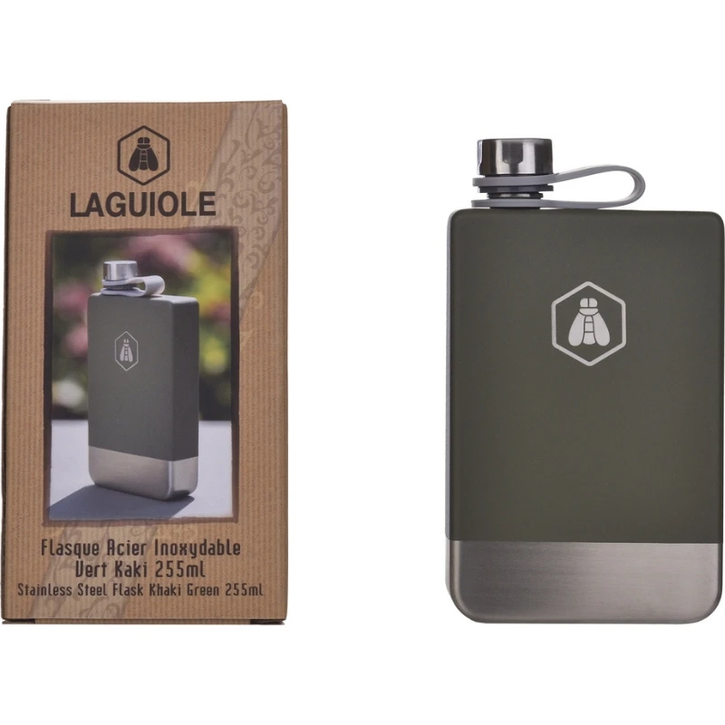 LAGUIOLE Flachmann Grün 40269090 by Laguiole color Svart