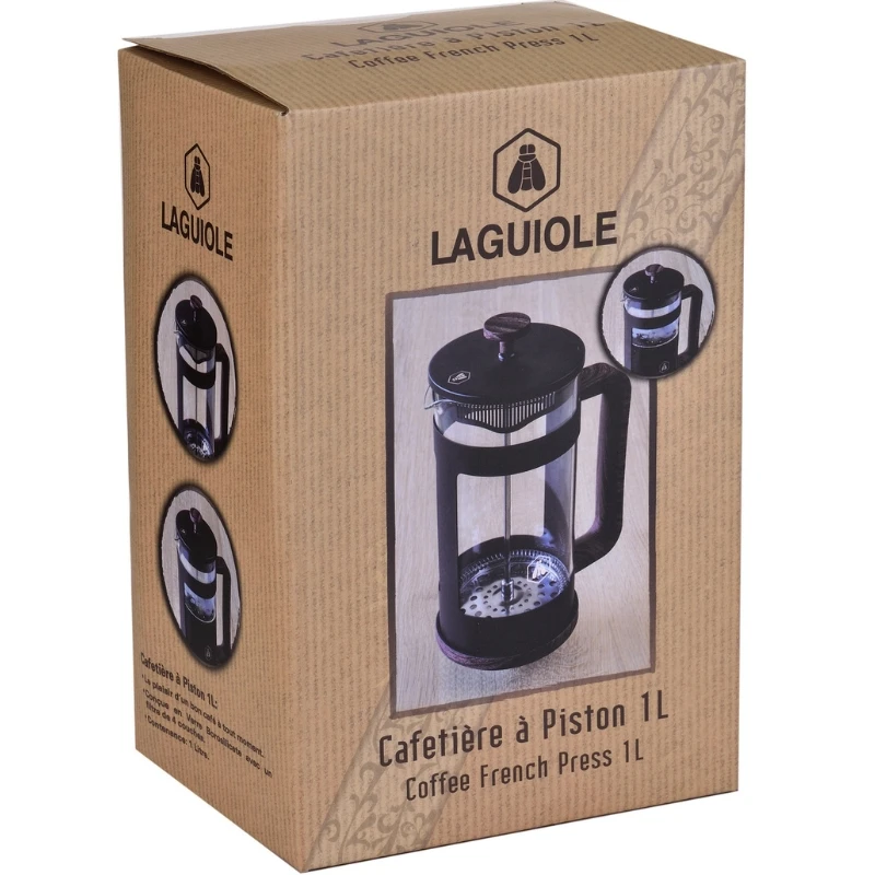 Laguiole French Press 1 L 40269105 by Laguiole color Svart