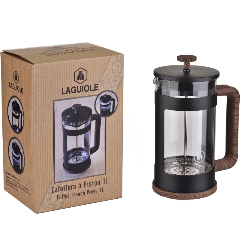 Laguiole French Press 1 L 40269105 by Laguiole color Svart