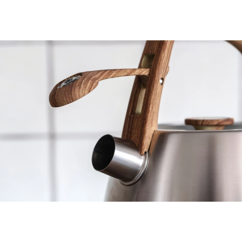 Laguiole Teekessel mit holzfarbenem Griff 40269106 by Laguiole color Svart