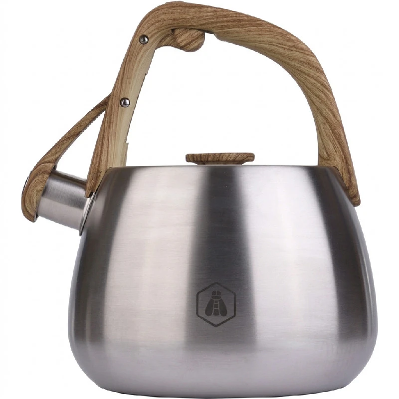 Laguiole Teekessel mit holzfarbenem Griff 40269106 by Laguiole color Svart