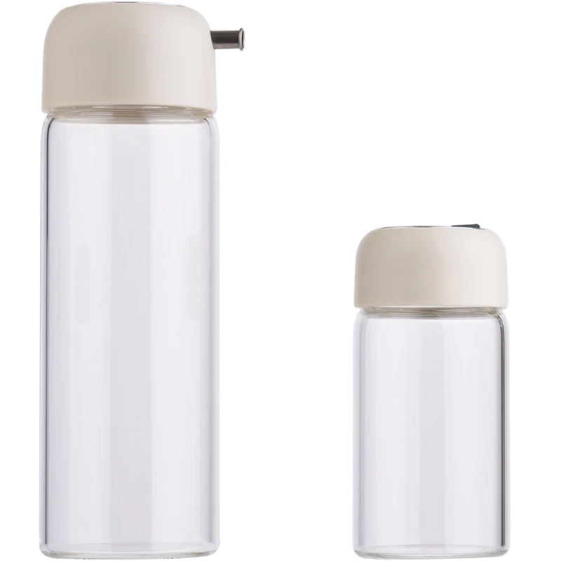 LG Essig- & Öl-Set 4-teilig Glas auf Tablett 40269123 by Laguiole color Svart