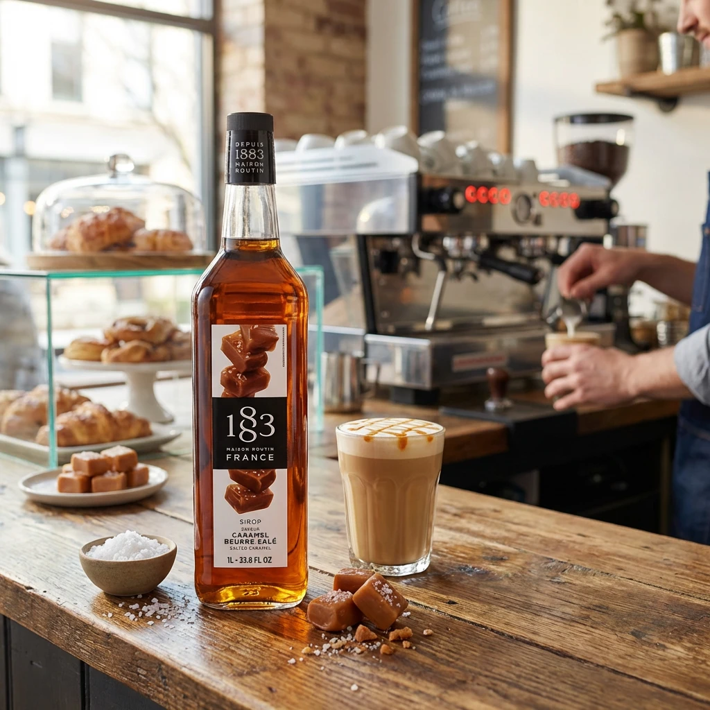 1883 Sirup Salzkaramell 100 cl 61151 by 1883 color Svart