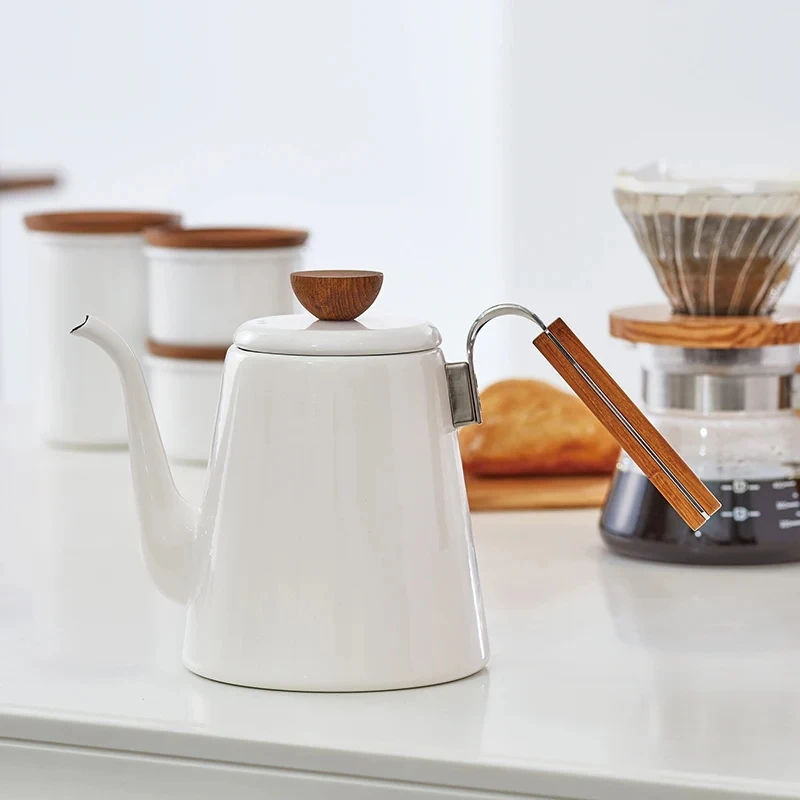 Hario Bona Wasserkocher für Pour-Over BDK-80-W by Hario color Svart
