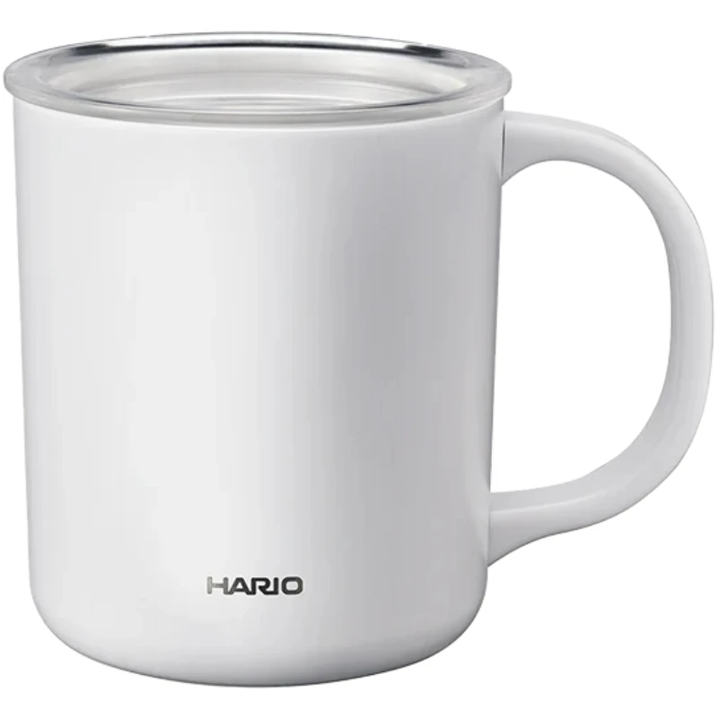 Thermobecher mit Keramikbeschichtung (doppelwandig) – Hario CMG-350-B by Hario color Svart