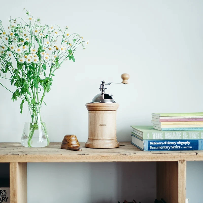 Kaffeemühle "Column" – Hario CMR-502C by Hario color Svart