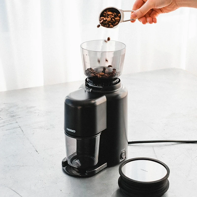 Elektrische Kaffeemühle Compact N – Hario EVCN-8B-EU by Hario color Svart