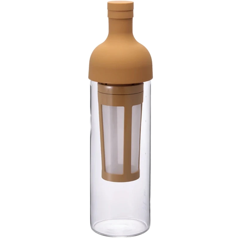 Cold Brew Kaffeeflasche mit Filter Mocca – Hario FIC-70-MC-EU by Hario color Svart