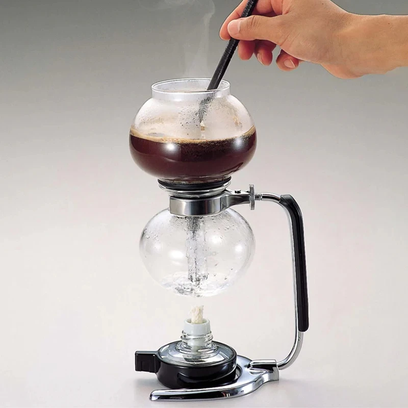 Kaffee-Syphon „Moca“ für 3 Tassen – Hario MCA-3 by Hario color Svart